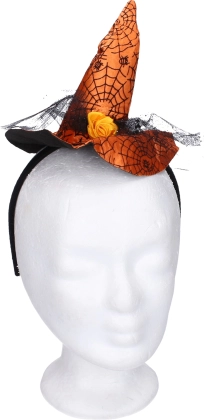 Karnevalová čelenka s čarodejnickou ozdobou