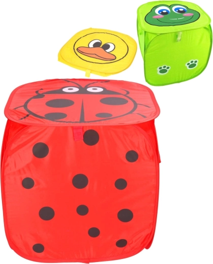 Skladací textilný úložný box na hračky – zvieratko 45 × 45 × 45 cm – 1 kus