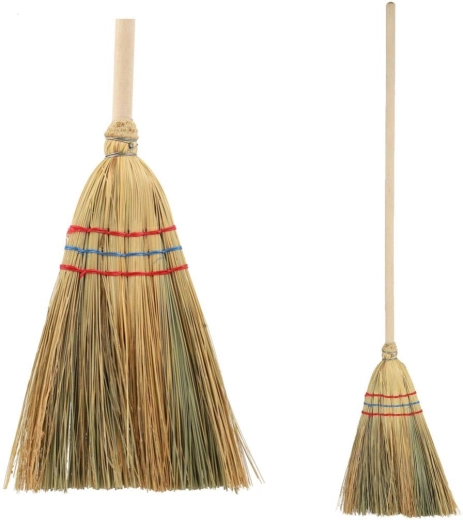 Cirokové metla s drevenou násadou 95 cm