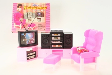 Glorie obývacia stena – sada nábytku pre bábiky