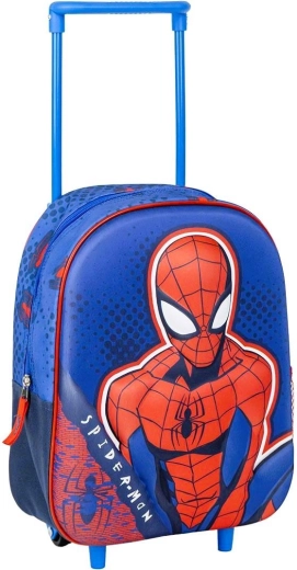 Cerda detský batoh na kolieskach Spiderman 3D