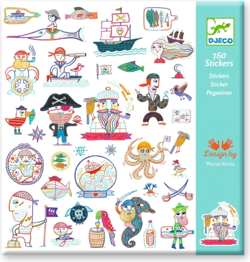 Samolepky piráti DJECO