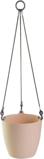 Závesný kvetináč Ariella 25 cm ružový