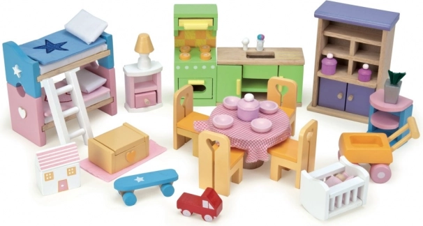 Le Toy Van štartovacia sada nábytku do domčeka