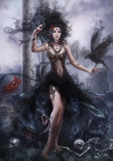 Grafika puzzle tieň - 1000 dielikov