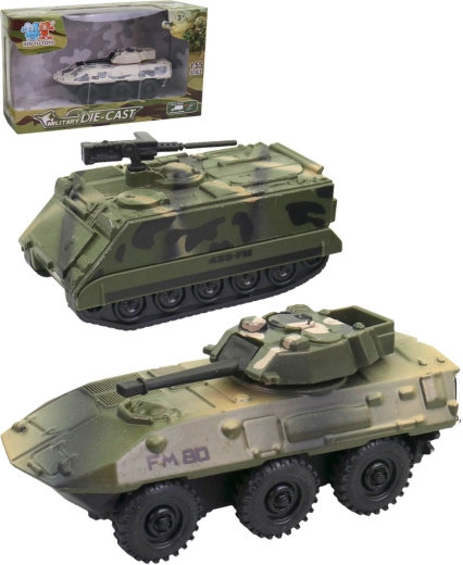 Kovový tank na spätný chod v mierke 1:55 - 1 kus