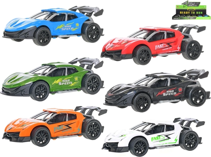 Závodné autíčko so spätným chodom 11,5 cm