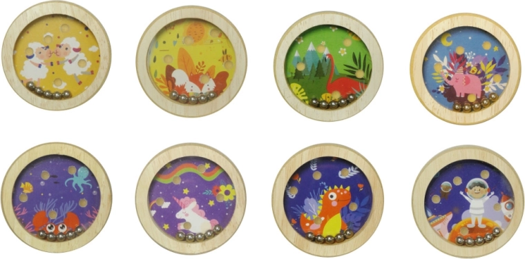 Drevená guličková hra