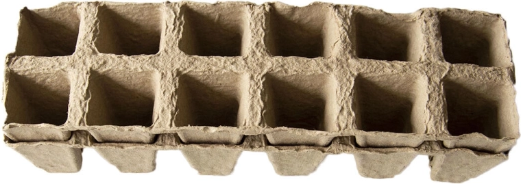 Papierové sadbovače 12 buniek (2 ks)