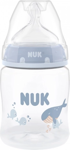 NUK First Choice dojčenská fľaša s kontrolou teploty 150 ml whale - 1 kus