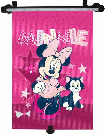 Slnečná roleta do auta MINNIE, tmavoružová