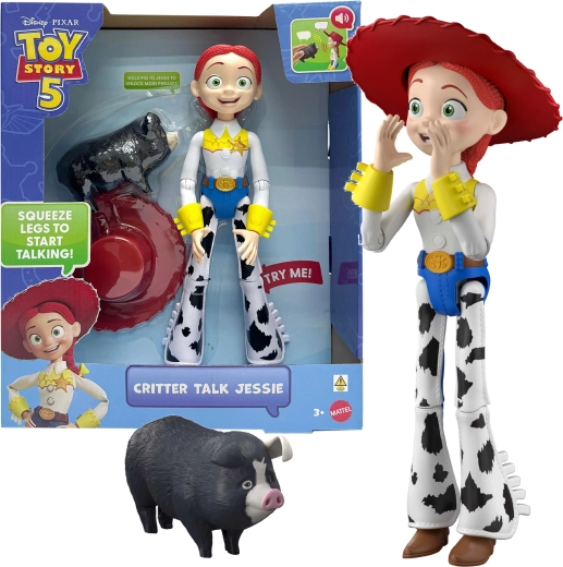 Mattel Disney Toy Story Jessie interaktívna figúrka 30 cm so zvieratkom