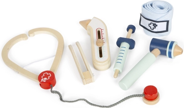 Drevená lekárska sada Small Foot, 6-dielna