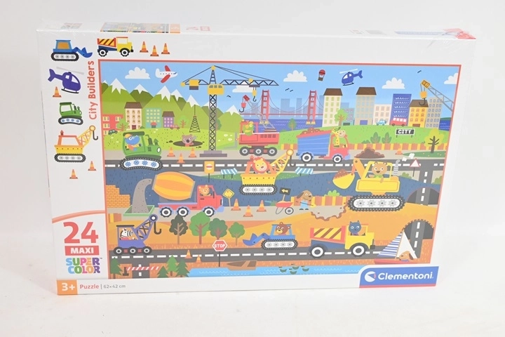 Clementoni maxi puzzle pre deti City builders 24 dielikov