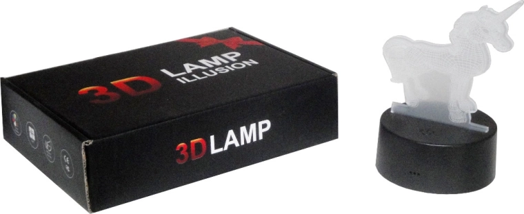 Nočná lampička jednorožec s akumulátorom
