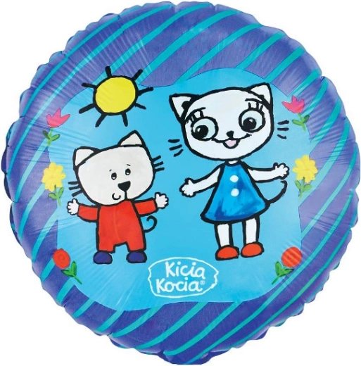 Fóliový balónik Kicia Kocia a Nunuś 46 cm