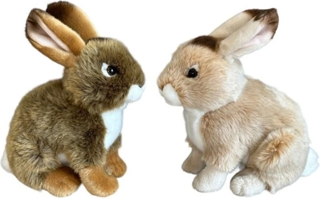 Plyšový zajačik v dvoch farbách 23 cm