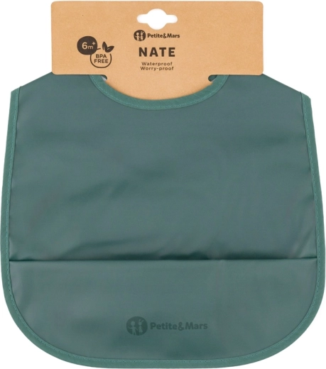 Podbradník PETITE&MARS Nate Misty Green 6m+