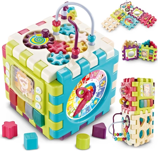 Edukačná kocka s melódiami Ricokids 10v1