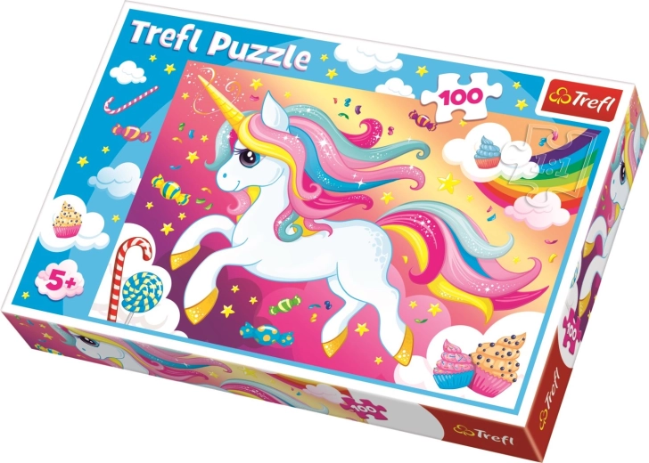 Puzzle 100 dielikov Krásny Jednorožec Trefl