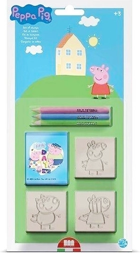 Sada pečiatok PEPPA PIG – 3 ks