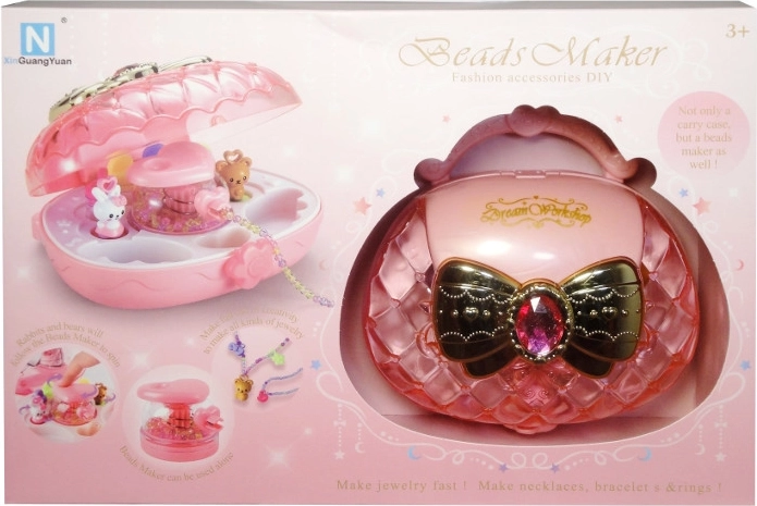 Sada korálikov a strojčeka na výrobu šperkov pre deti