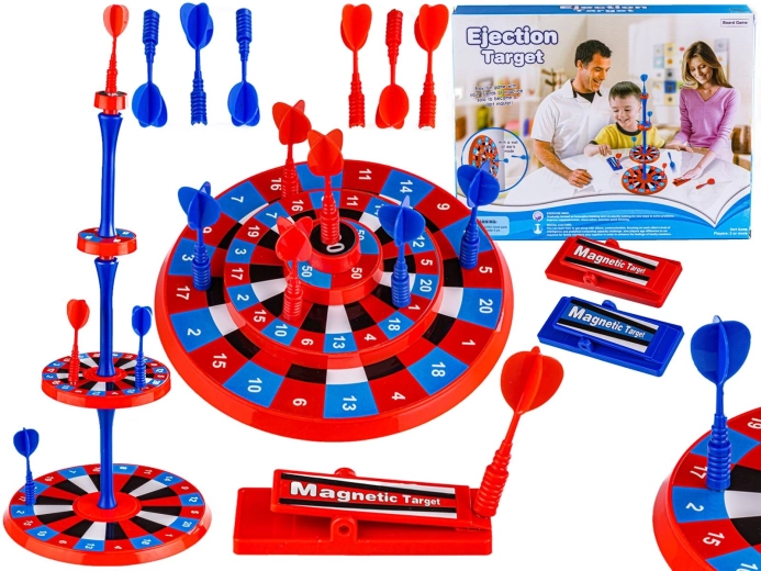 Magnetický detský terč na šípky (dart) so šípkami