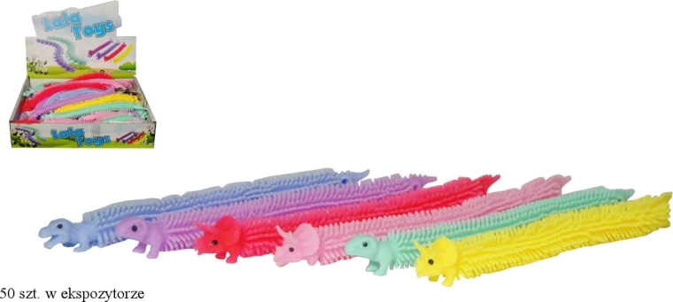 Gumový naťahovací dinosaurus - 1 kus