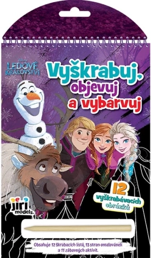 Vyškrabuj, objavuj, vyfarbuj Ľadové kráľovstvo