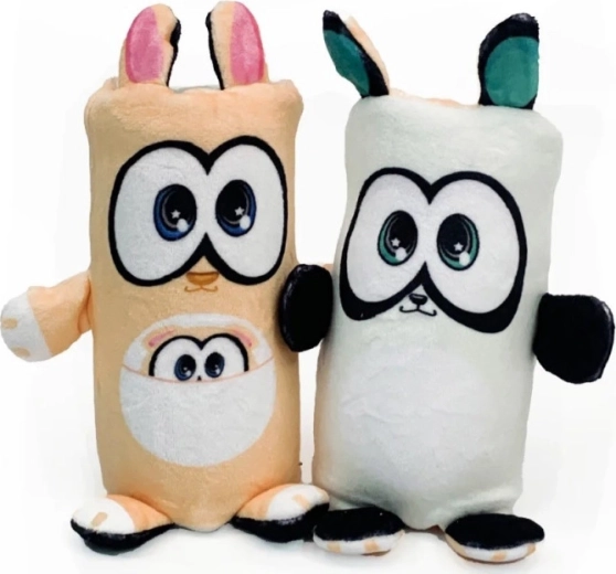 Plyšová obojstranná hračka Dublusie – klokan/panda