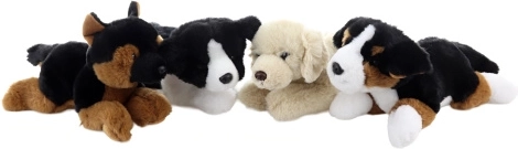 Plyšový ležiaci psík 20 cm eco-friendly