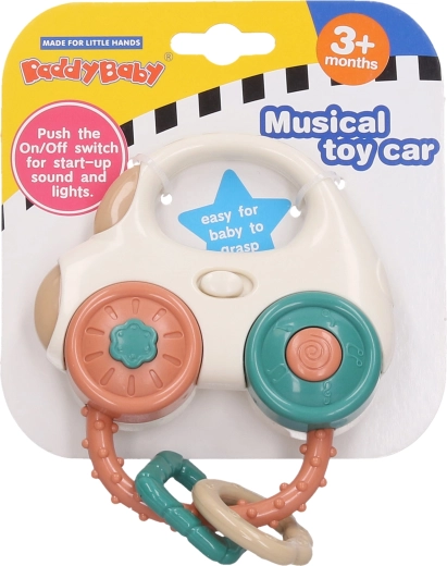 Chrastítko auto s efektmi 11 cm