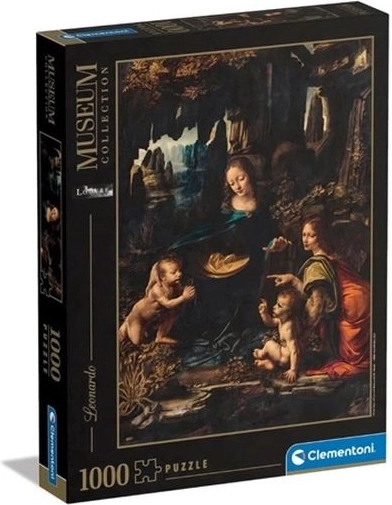Puzzle Clementoni 1000 dielikov Museum – The Virgin of the Rocks (Leonardo da Vinci)
