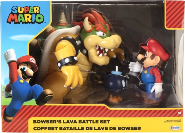 Nintendo Super Mario figúrky Bowser vs. Mario