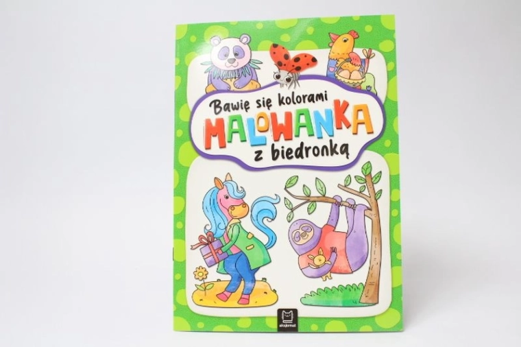 Aksjomat Zabávam sa s farbami – omaľovánky s lienkou