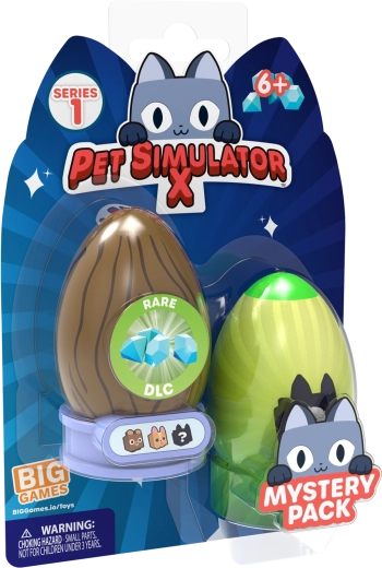Vajíčka s figúrkami PET SIMULATOR – sada 2 ks (8 cm)