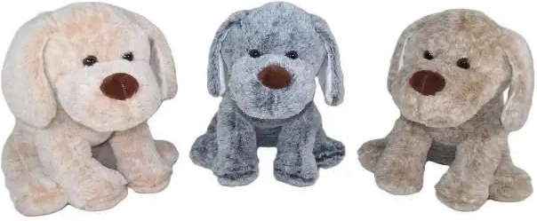 Plyšový pes 30 cm v troch farbách – 1 kus
