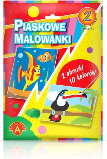 Piesková maľovanka Rybička Tukan – kreatívna sada pre deti