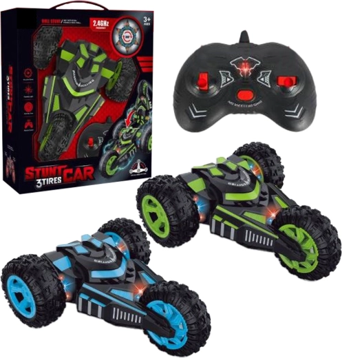 Sparkys obojživelné RC kaskadérske auto 4WD s 360° rotáciou a LED (2,4 GHz)