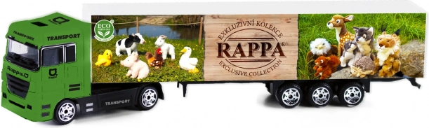 Auto kamión exkluzívny plyš – kovový model 1:87 s prívesom