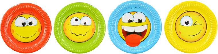 Papierové taniere Minki 18 cm, 8 ks