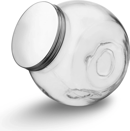 Sklenená dóza s nerezovým viečkom 0,5 l