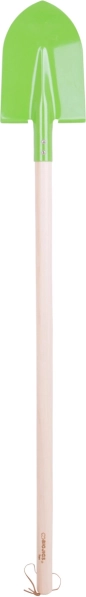 záhradná lopata pre deti Bigjigs Toys zelená