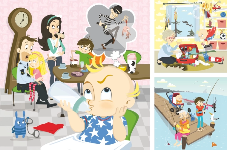 Ravensburger puzzle Superbraček 3×49 dielikov