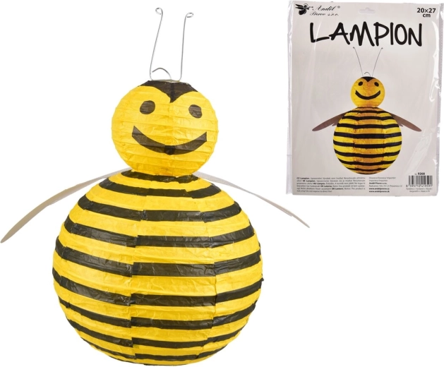 Lampión včielka žltý