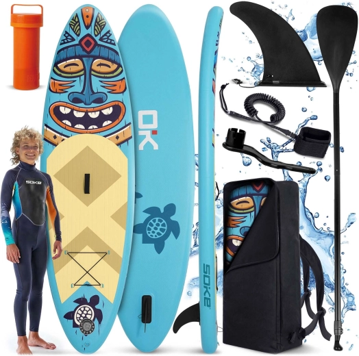 Nafukovací paddleboard Soke 275 × 76 × 12 cm set