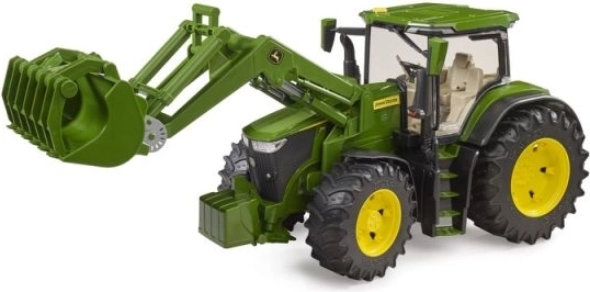 Traktor s čelným nakladačom John Deere 7R 350