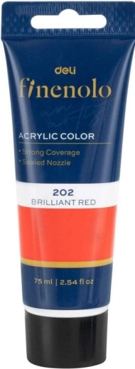 Akrylová farba 75 ml červená