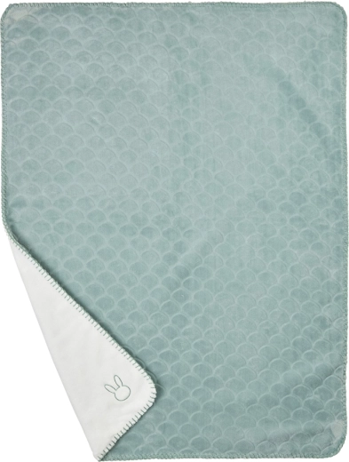 Nattou obojstranná deka Lapidou coppergreen/white 75 × 100 cm