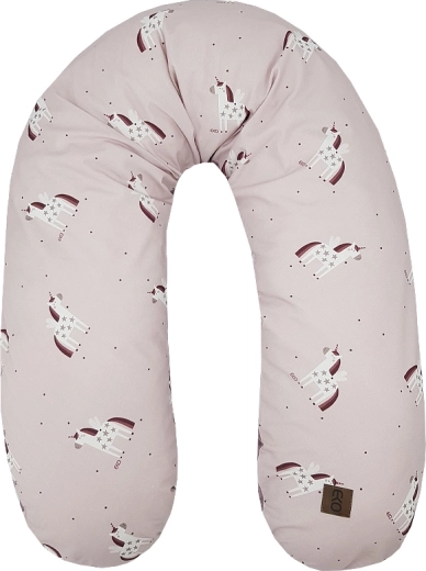 EKO velvet dojčiaci vankúš Unicorn 180 cm